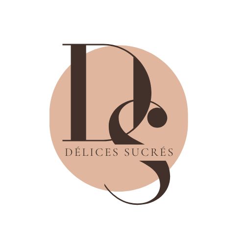 Logo initiale marroné gourmand élégant minimaliste